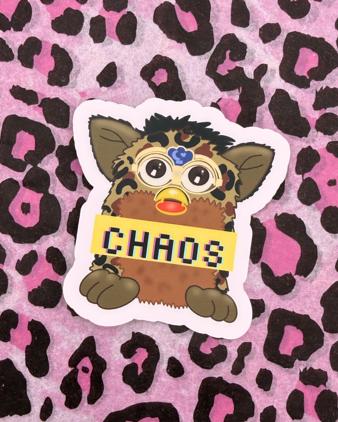 Vinyl Sticker - CHAOS Furby