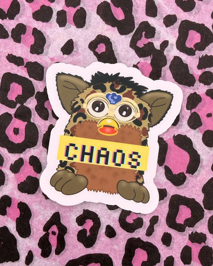 Vinyl Sticker - CHAOS Furby