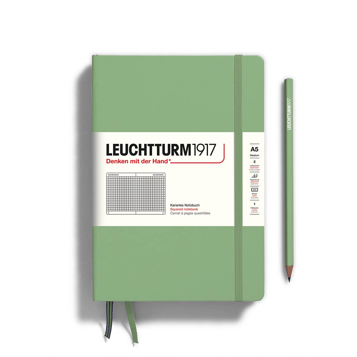Notebooks - Medium (A5): Navy / Hardcover / Dotted