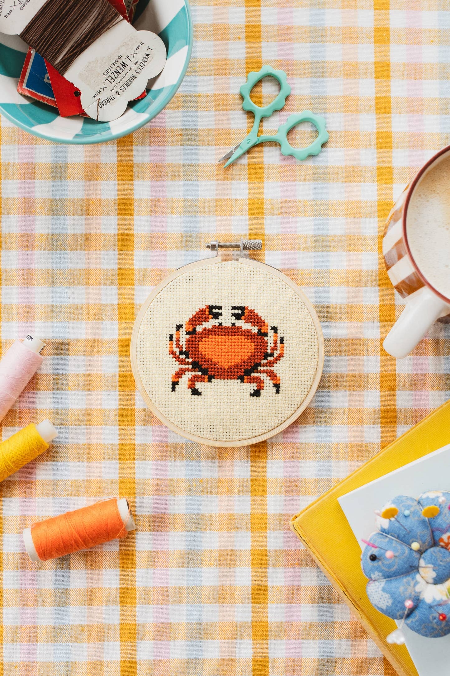 Crab Beginner Cross Stitch Kit