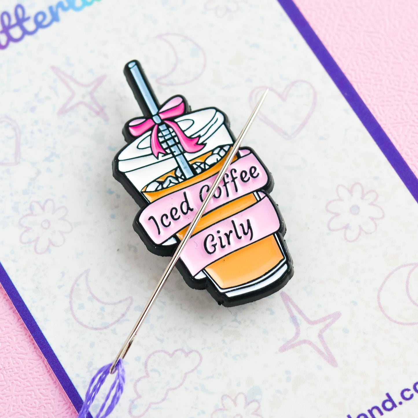 Coffee Girl Needle Minder Magnet