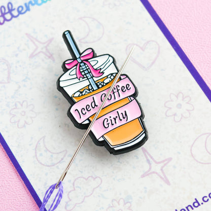 Coffee Girl Needle Minder Magnet