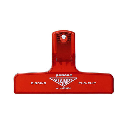 Plastic Clip: Clear Red