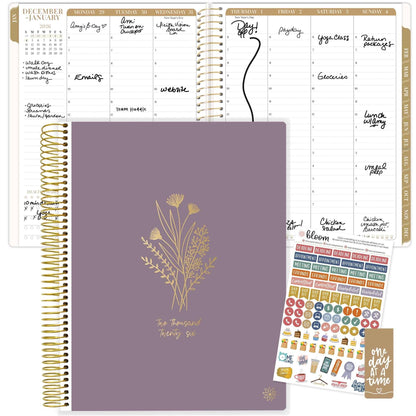 2026 Timed Vertical Weekly Planner - 8.5" x 11"