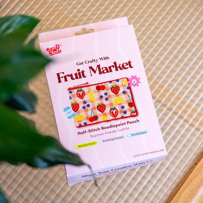 FRUIT MARKET | Needlepoint Pouch Kit