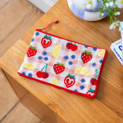 FRUIT MARKET | Needlepoint Pouch Kit