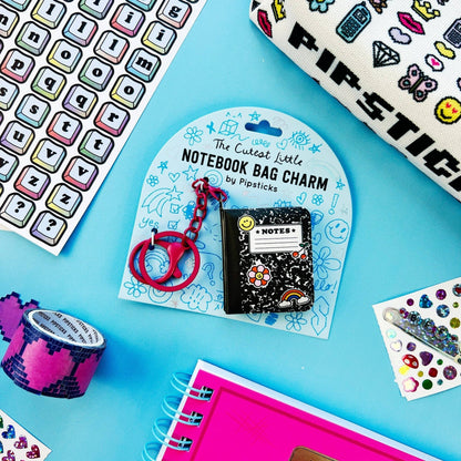 Nostalgic Notes Notebook Bag Charm