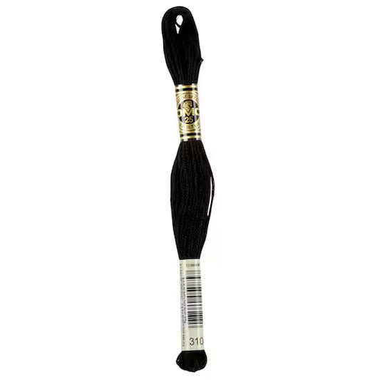 DMC Floss- 310 Black