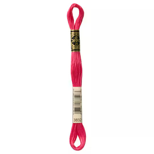 DMC Floss- 3832 Medium Raspberry