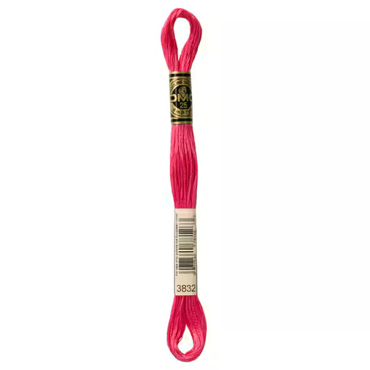 DMC Floss- 3832 Medium Raspberry