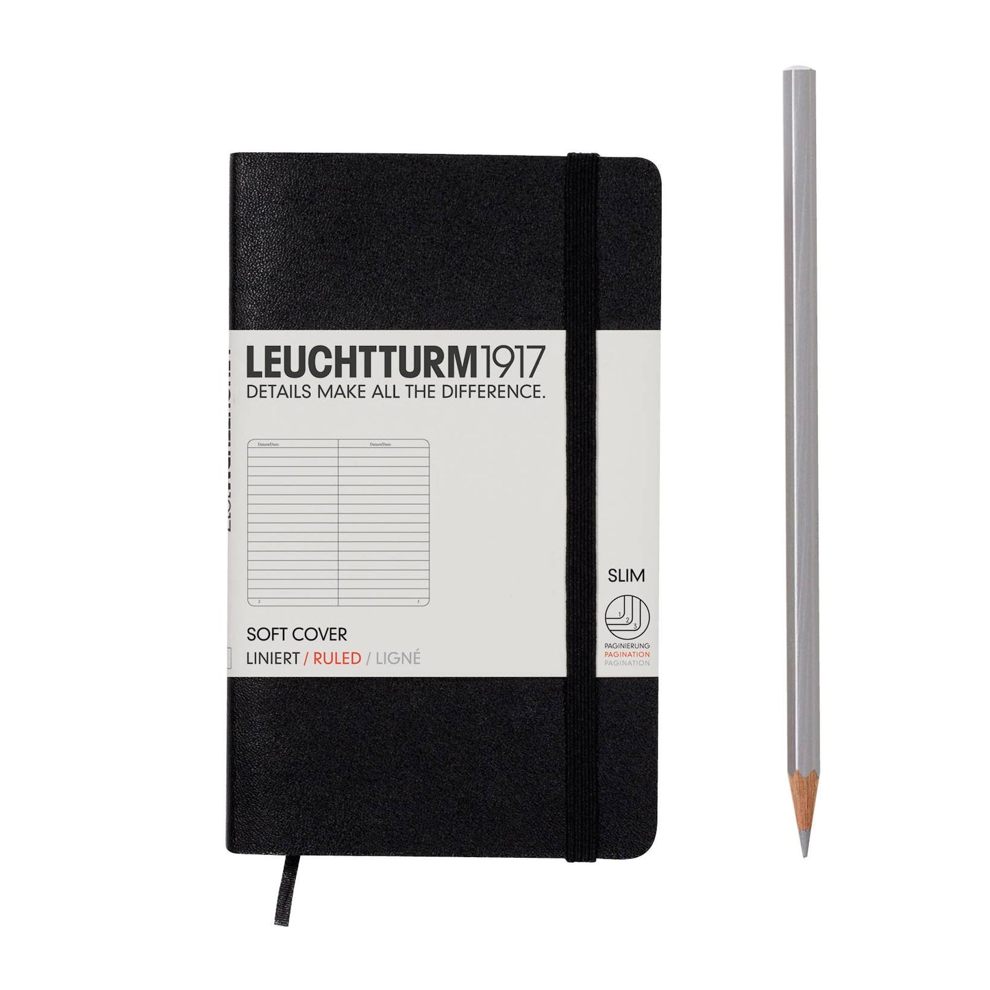 Notebooks - Pocket (A6): Black / Hardcover / Plain