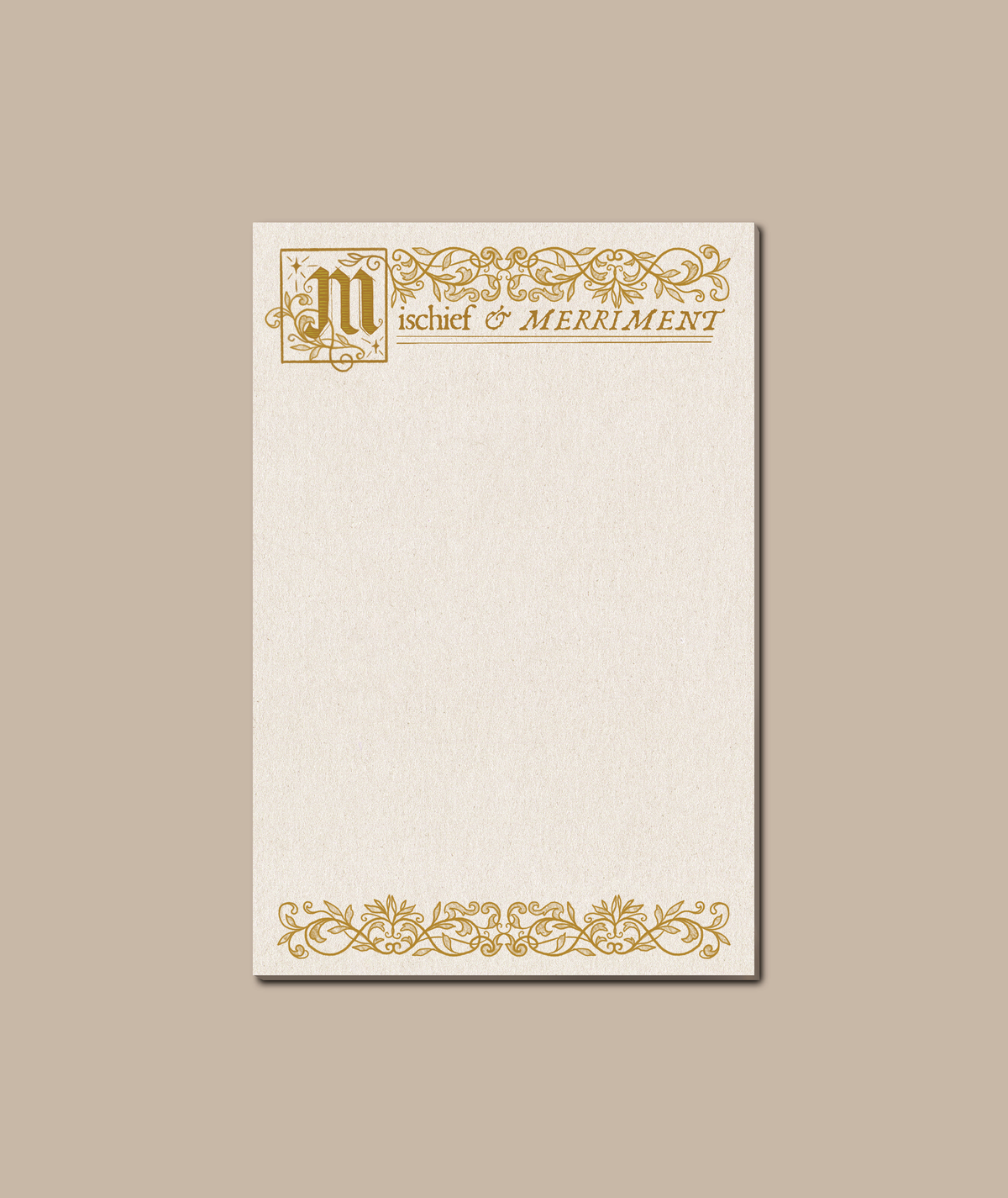 Notepad: Mischief & Merriment - 4x6