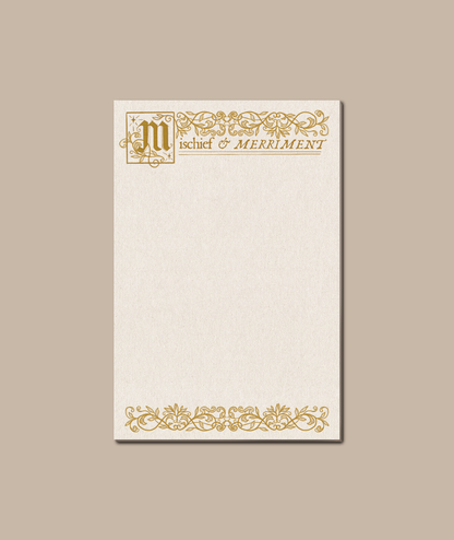 Notepad: Mischief & Merriment - 4x6