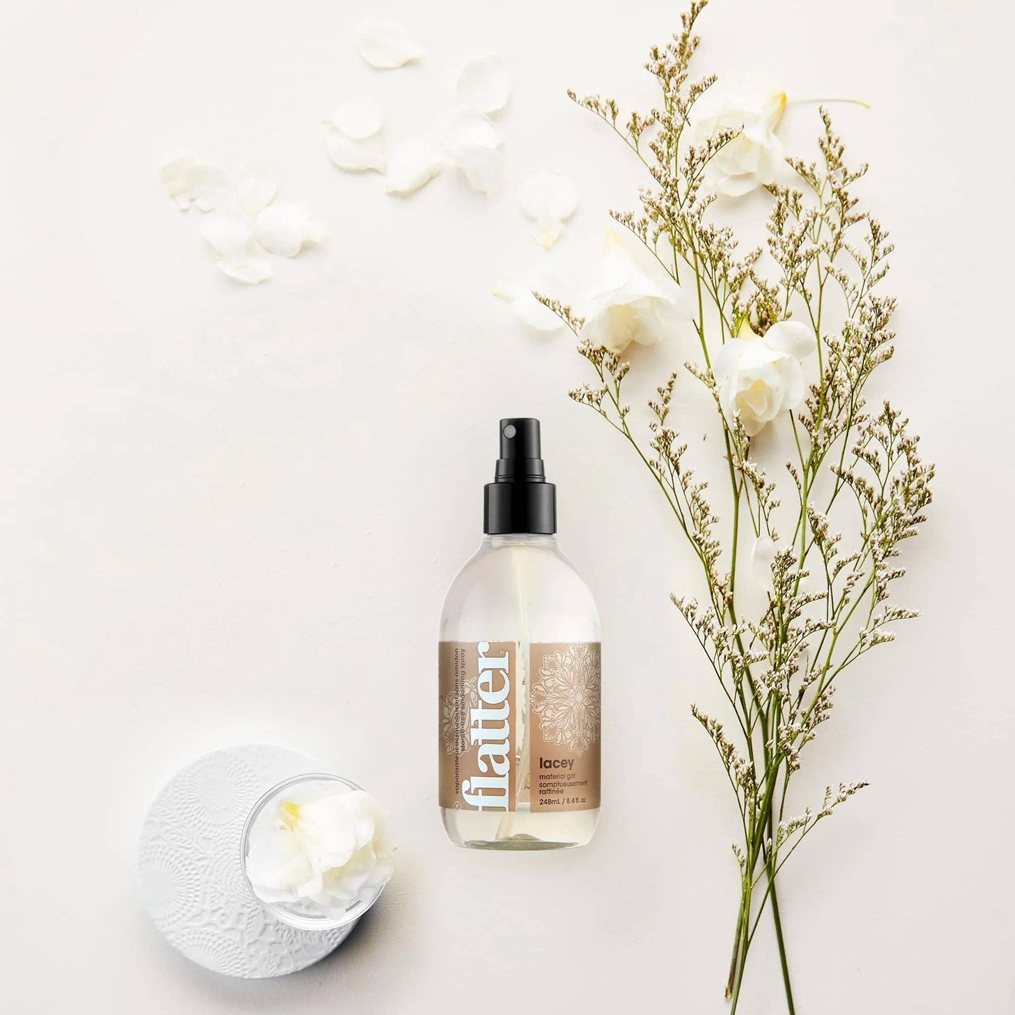 Flatter Smoothing Spray - Large Bottle: Fig