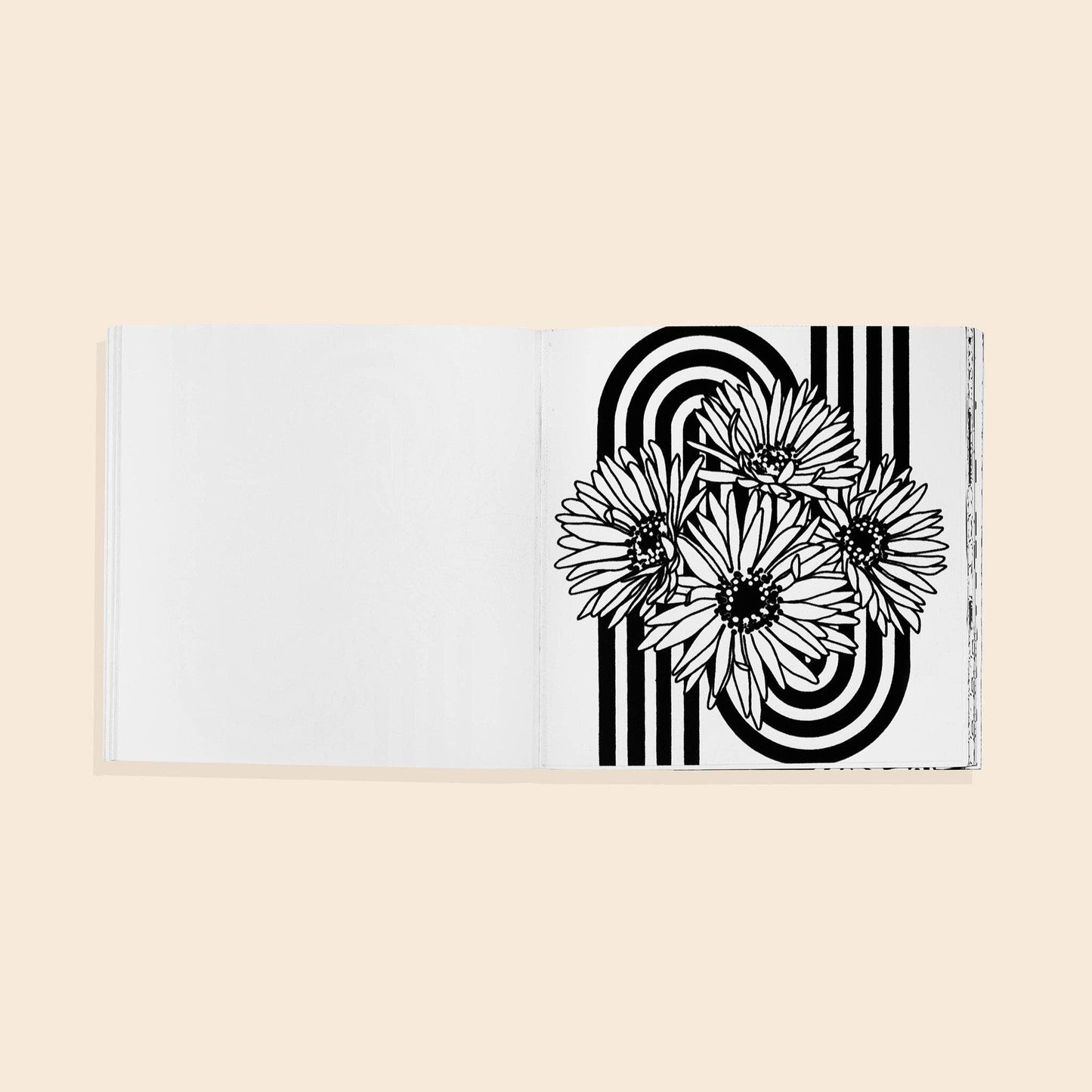 Heyday: A Retro Flower Design Coloring Book (Spring)