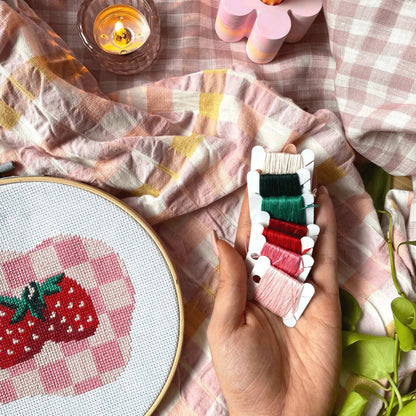 STRAWBERRY SUMMER Cross Stitch Kit