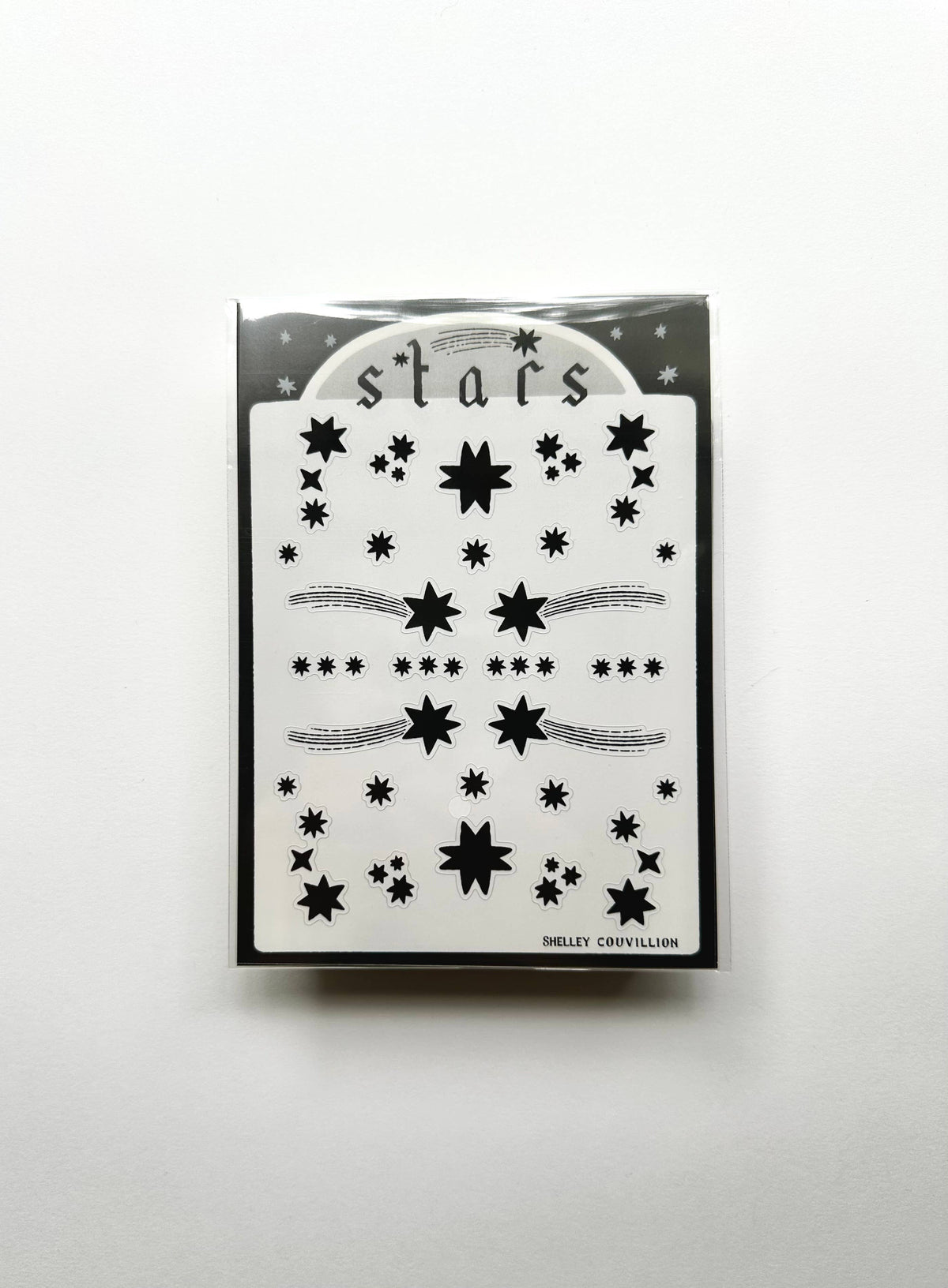 Stars sticker sheet