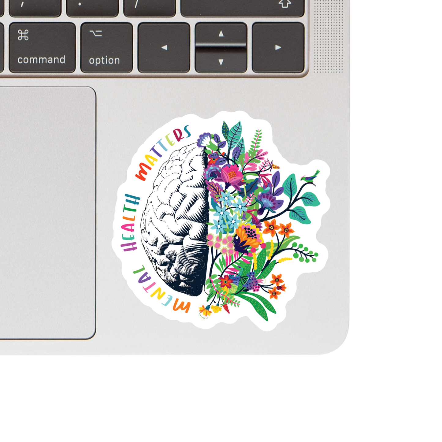 Mental Health Matters Flower Cute High Quality Vinyl Sticker