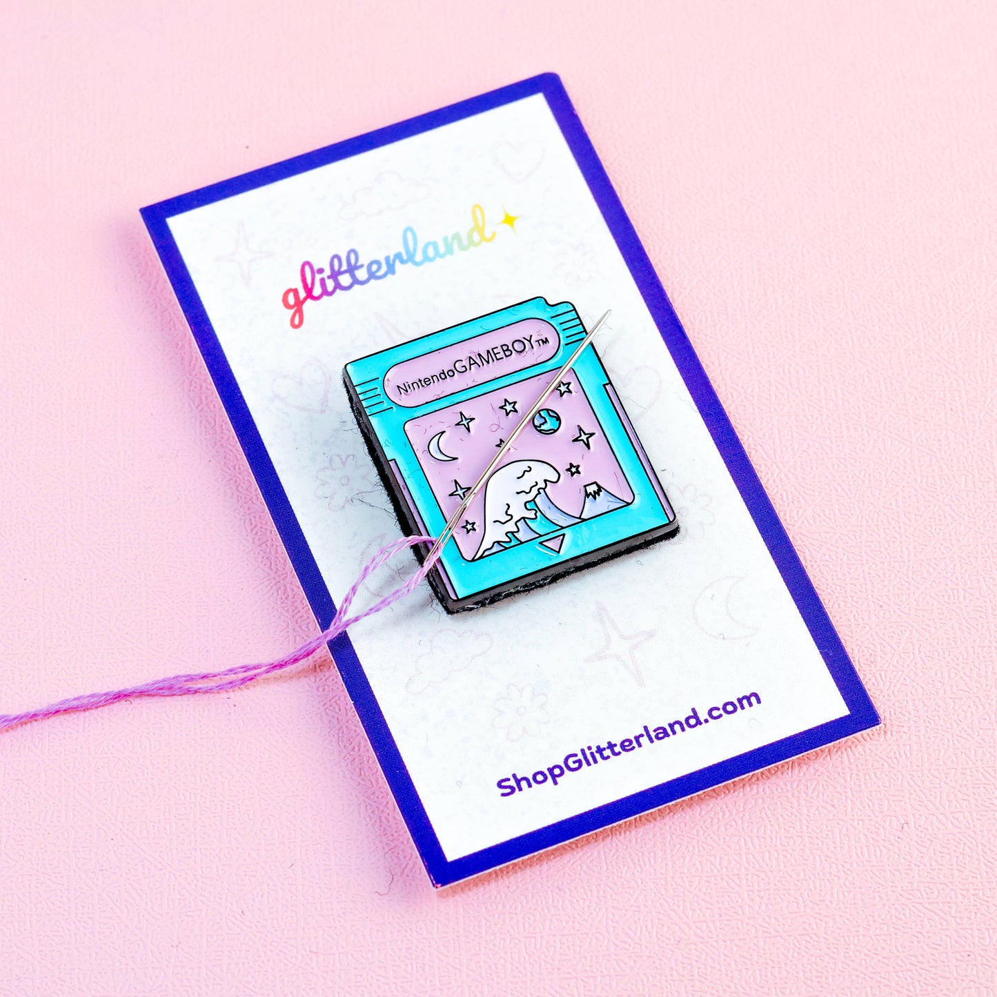 Retro Game Needle Minder Magnet
