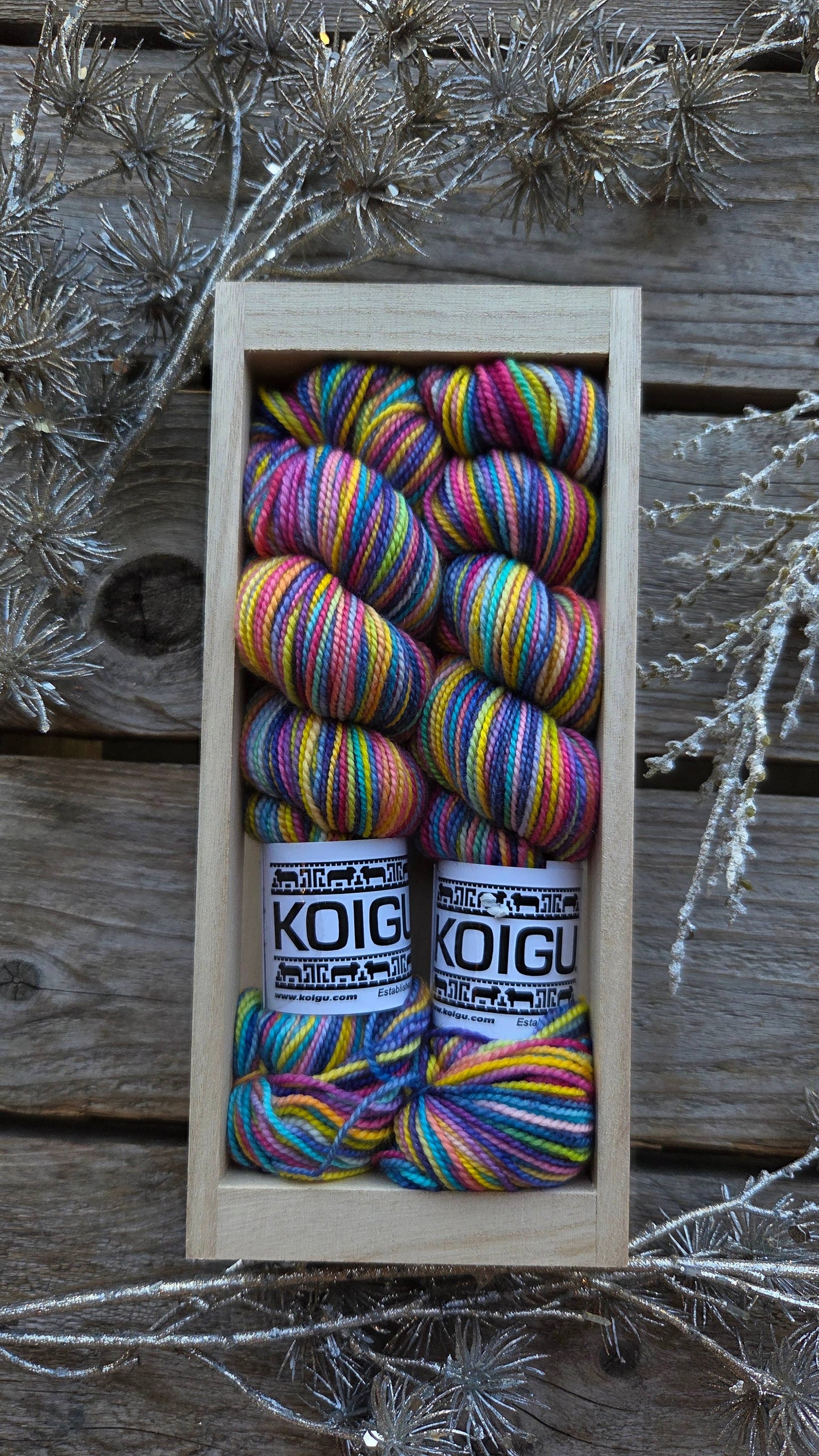 Holiday Sock Crates: P072 - Winter Blues