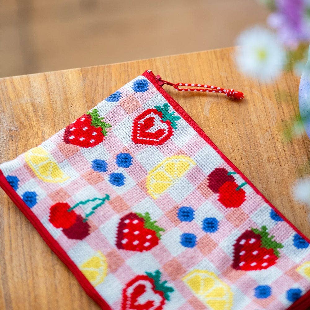 FRUIT MARKET | Needlepoint Pouch Kit