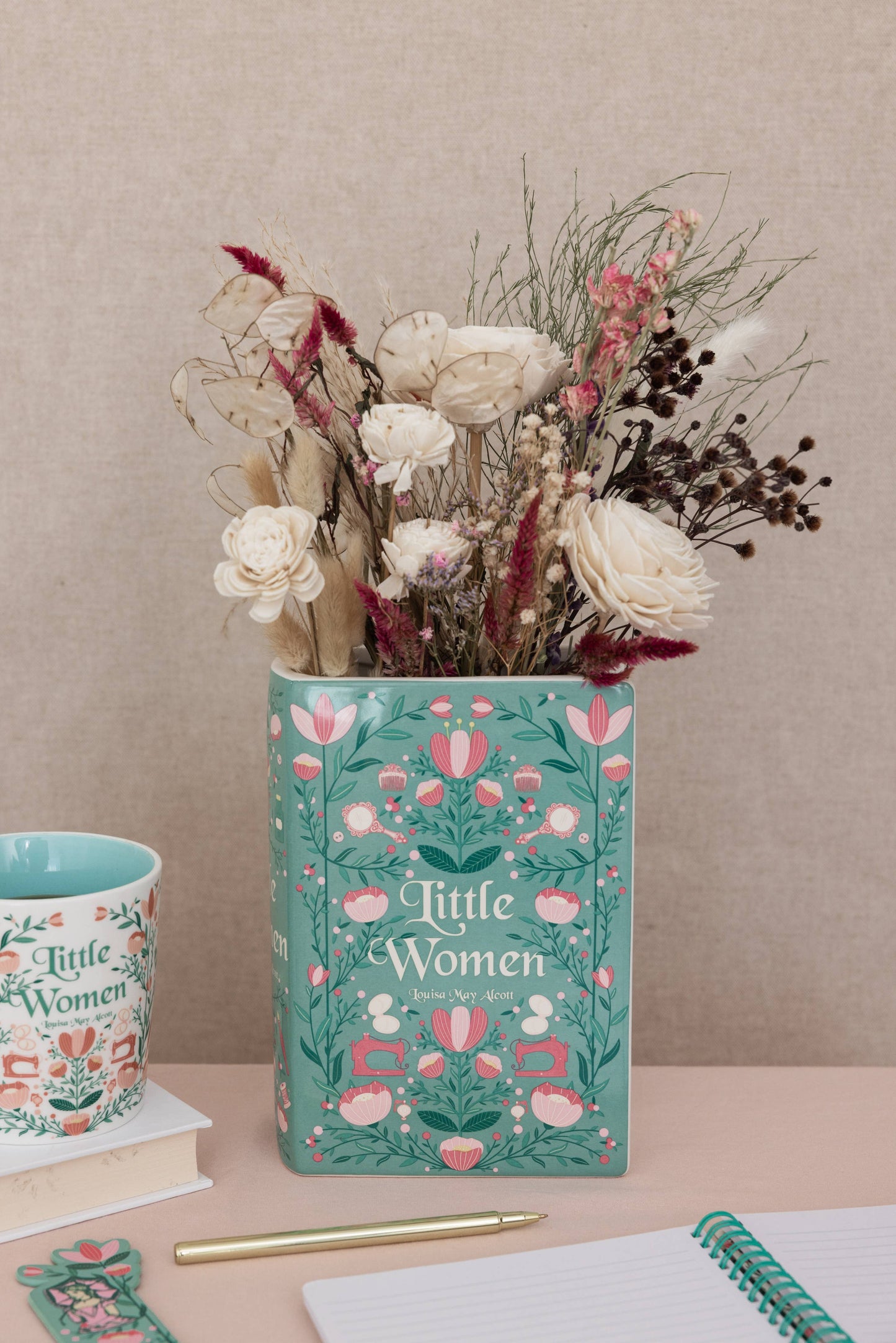 Large Book Vase, Little Women