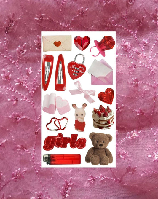 Girls Sticker Sheet