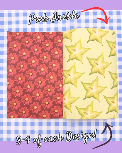 Scrapbook Paper - Buttons & Flowers