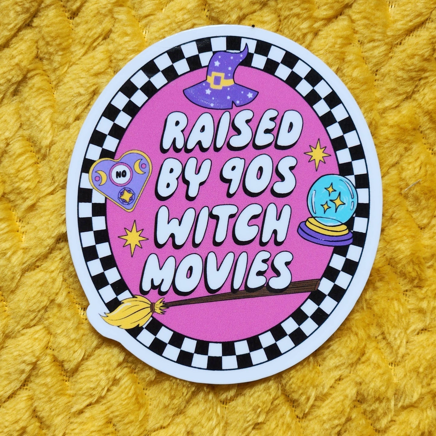 90s sticker funny witch movies hydroflask planner