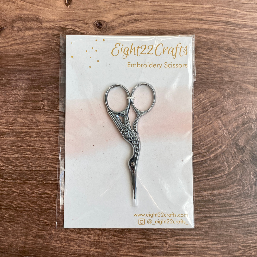 Embroidery Stork Scissors, Small Modern Scissors: Bronze