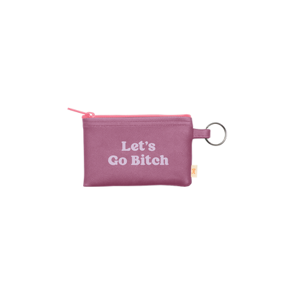 NEW! Colorblock Penny Key Ring: Stay Toxic