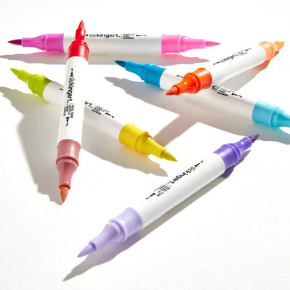 PRO Dual Tone® Acrylic Paint Markers - 12 Pens, 24 Colors