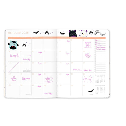 2026 Squishmallows Squish Squad Just Right Monthly Planner