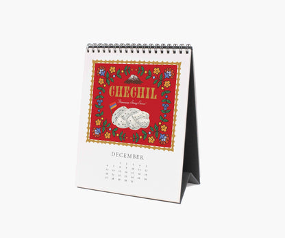2026 Cheese Desk Calendar