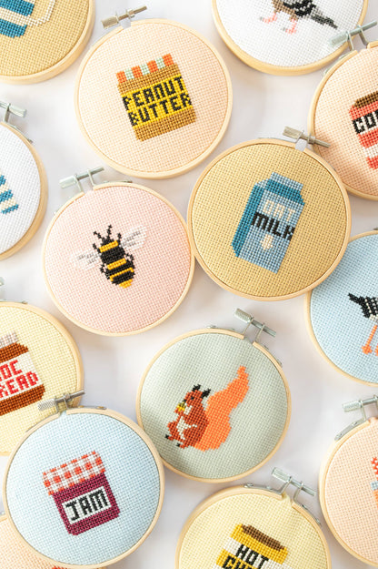 Beginner Bumble Bee Cross Stitch Kit