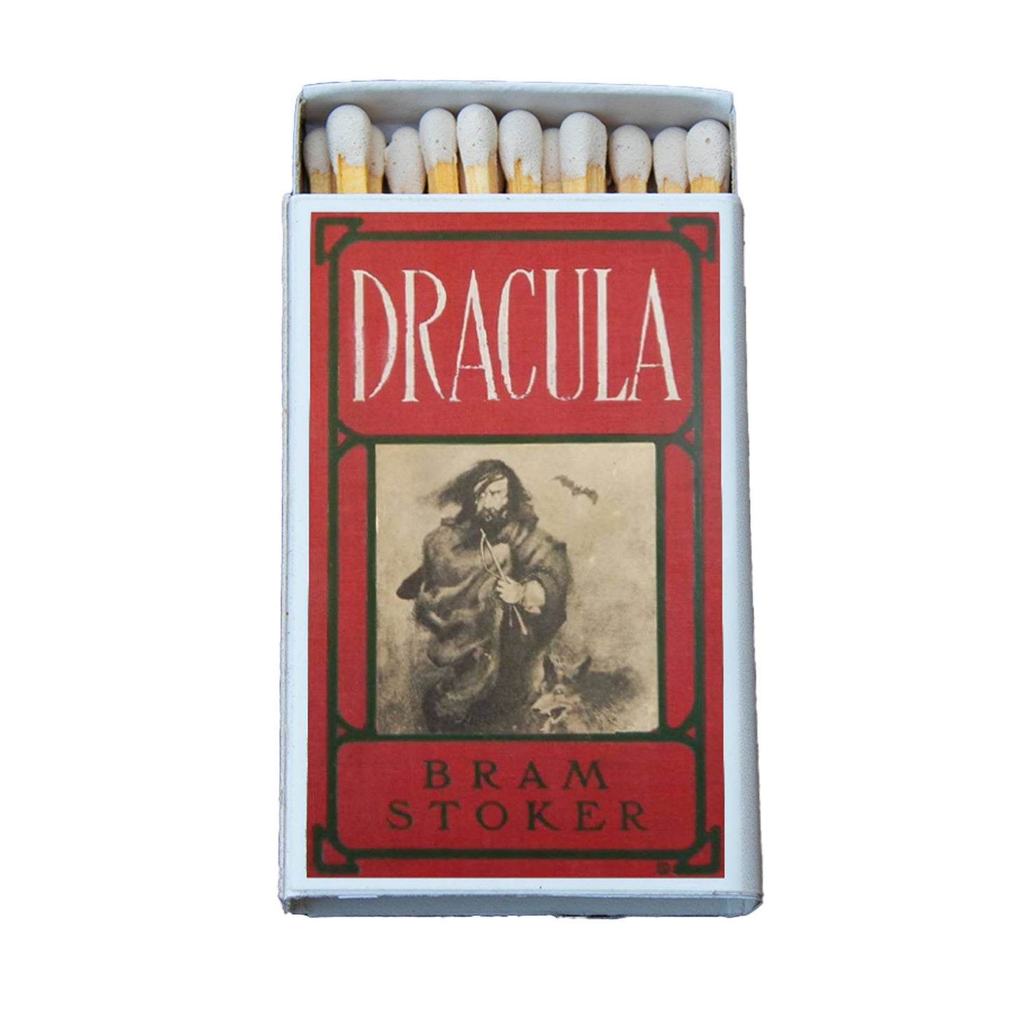 Stoker Dracula Matchbox • Decorative Matches • Candle Acc