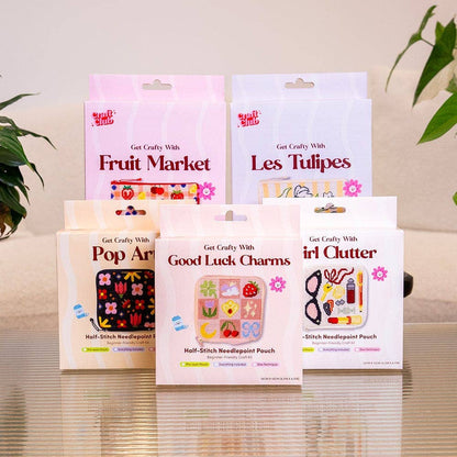 FRUIT MARKET | Needlepoint Pouch Kit