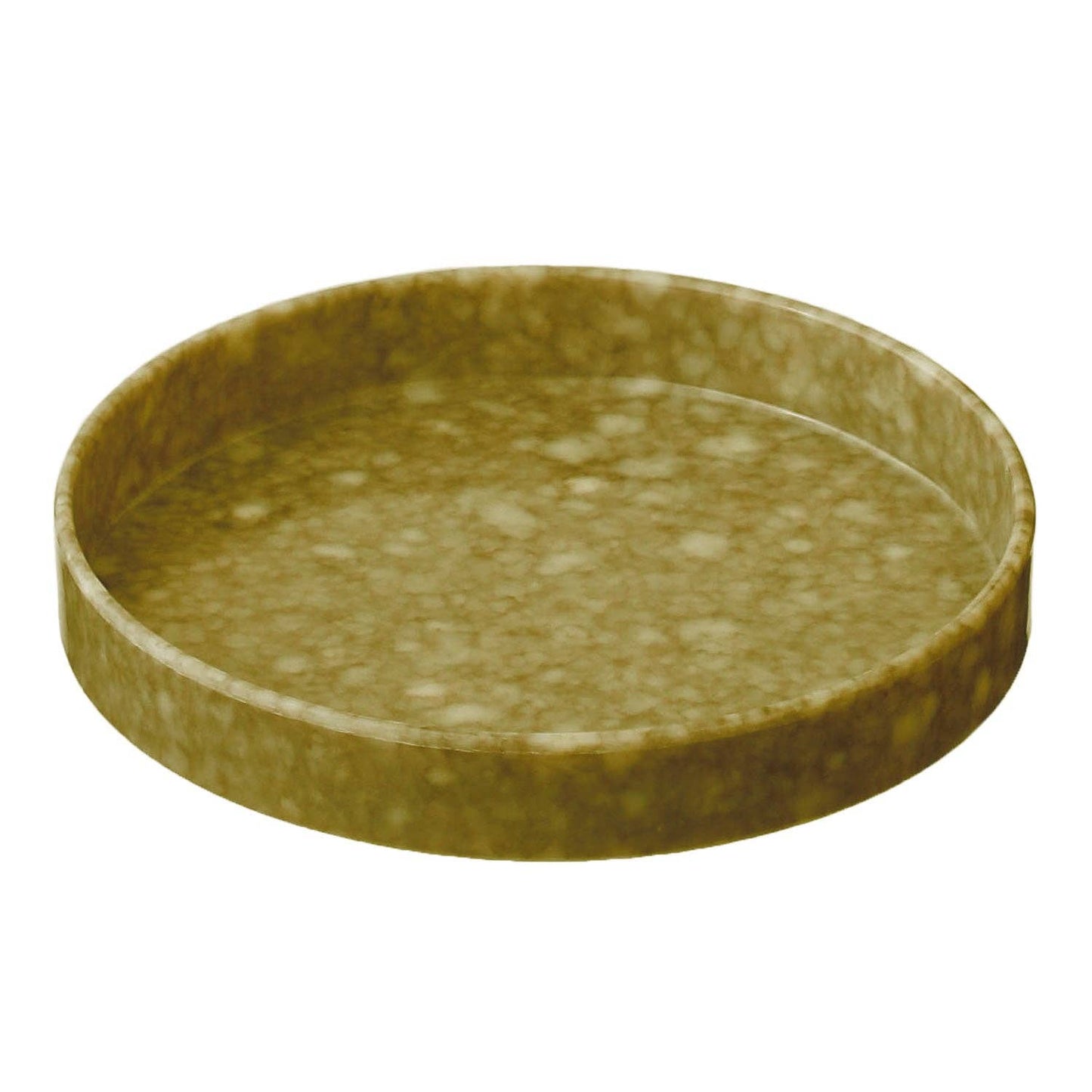 Marble Circle Desk Tray: Black