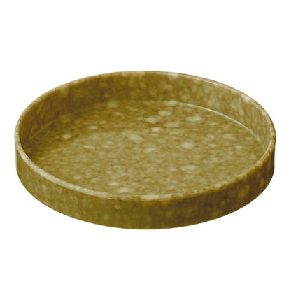 Marble Circle Desk Tray: Black