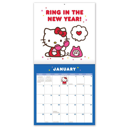 2026 Hello Kitty Playful Pink Calendar 12" x 12" Calendar