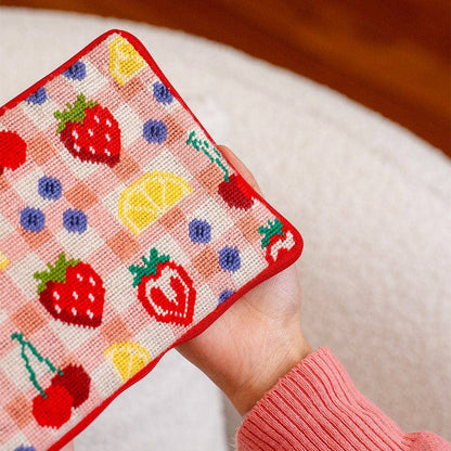 FRUIT MARKET | Needlepoint Pouch Kit