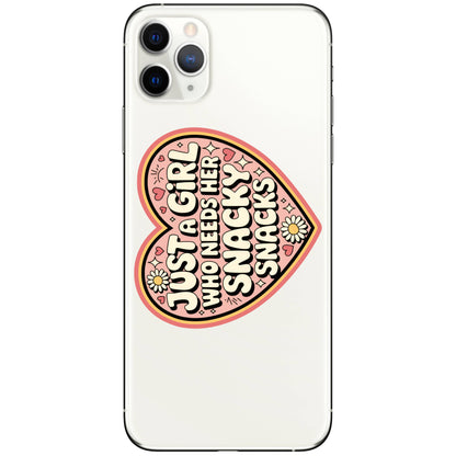 Girl Snack Self Care Funny Cute High Quality Vinyl Sticker