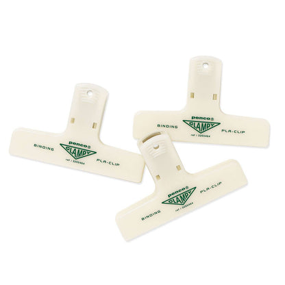 Plastic Clip: Clear Black