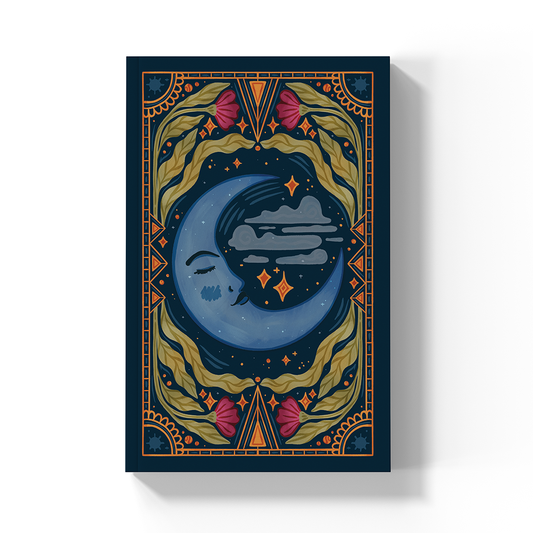 Moon Tarot  Soft Touch Classic Layflat Notebook Journal