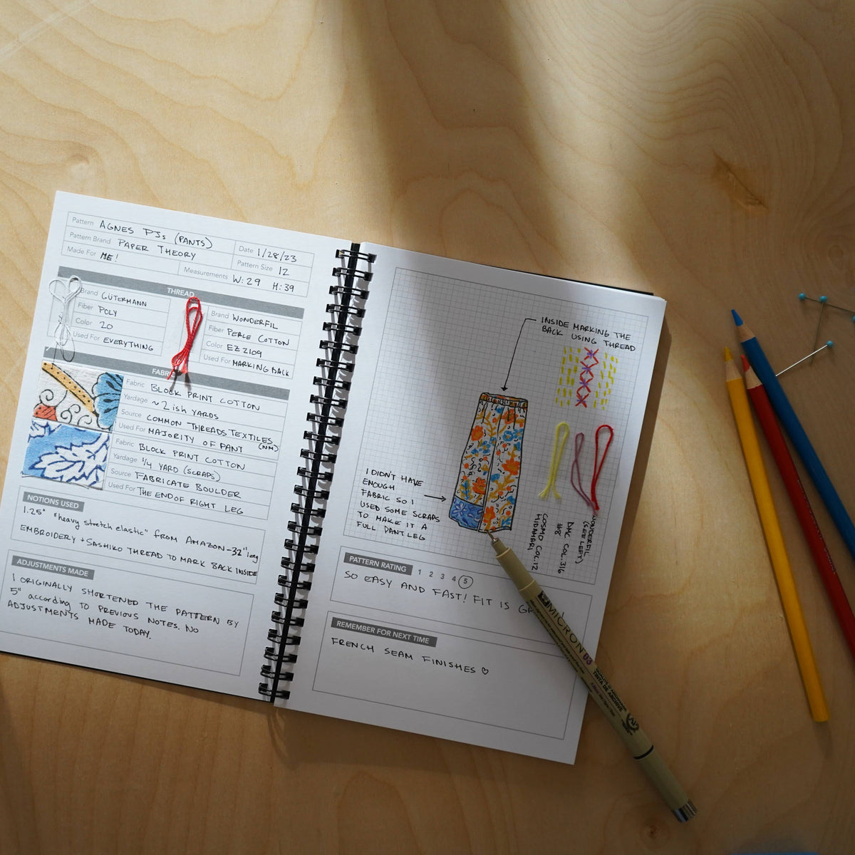 Sewing Journal
