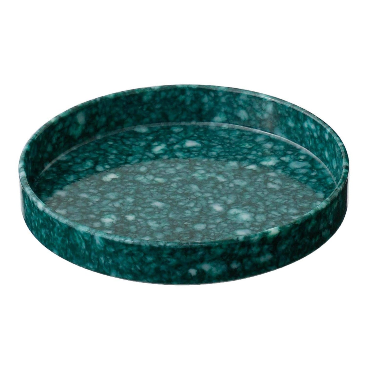Marble Circle Desk Tray: Black
