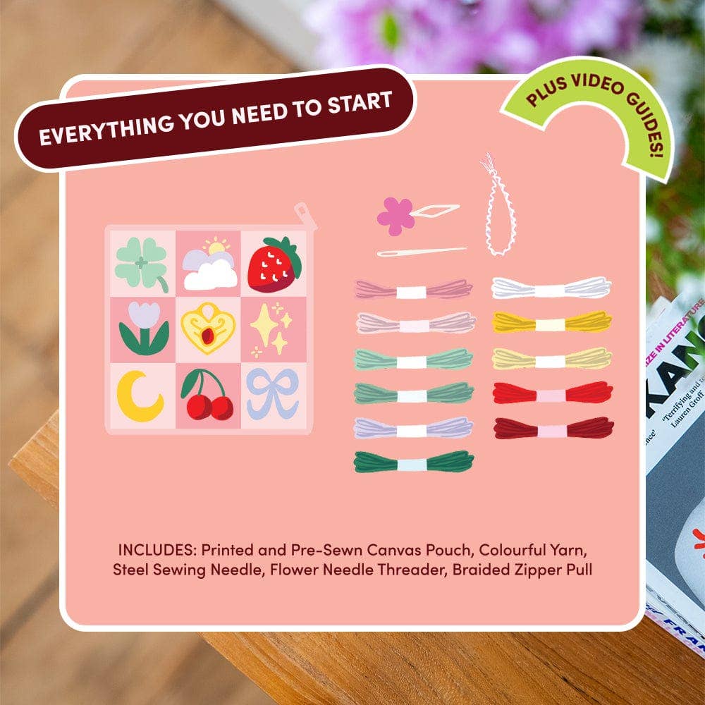 GOOD LUCK CHARMS | Needlepoint Pouch Kit