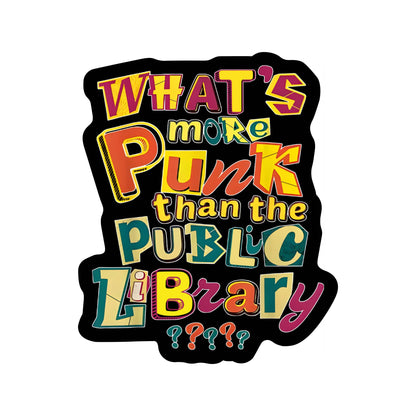 Book Politics Schools Library High Quality Vinyl Sticker