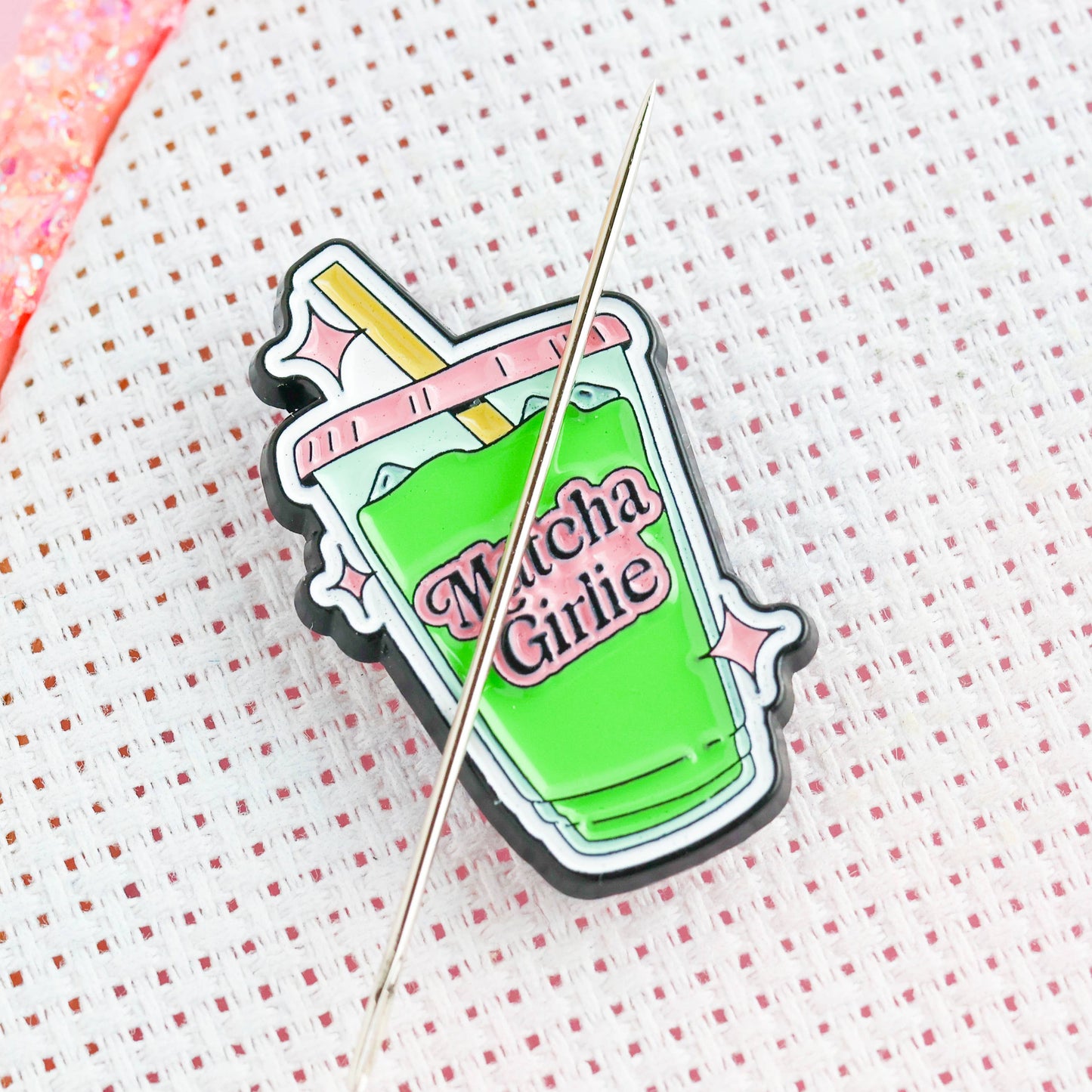 Matcha Girl Needle Minder Magnet