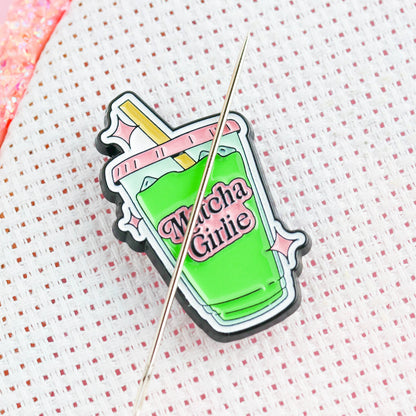 Matcha Girl Needle Minder Magnet